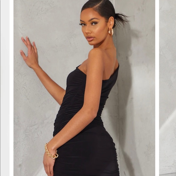 PRETTY LITTLE THING black dress/ women, new with tag ! - Picture 4 of 5